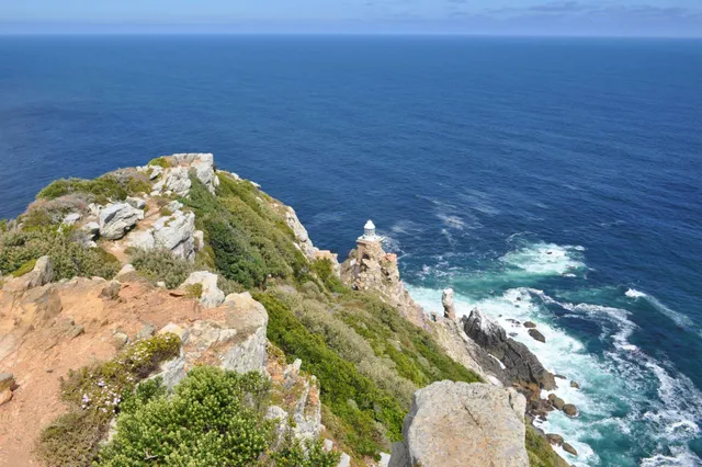 Pfad zum neuen Leuchtturm am Cape Point – rauer Wind und Legenden am südwestlichen Ende Afrikas.