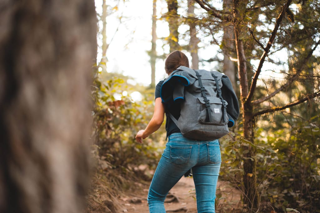 Mit dem Rucksack wandern