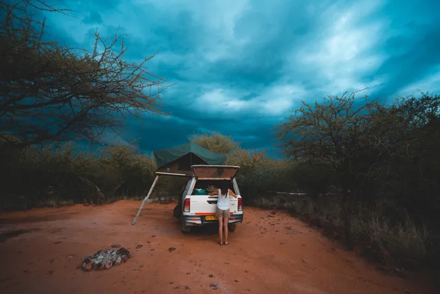 Camping in Namibia zur Regenzeit