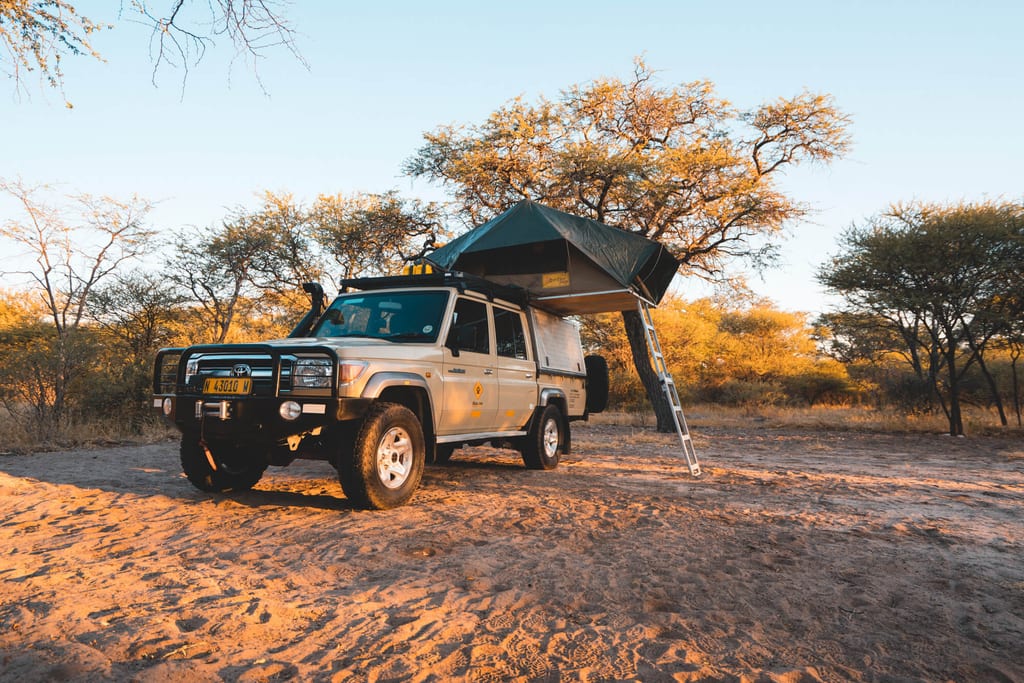 Toyota Land Cruiser mit Camping