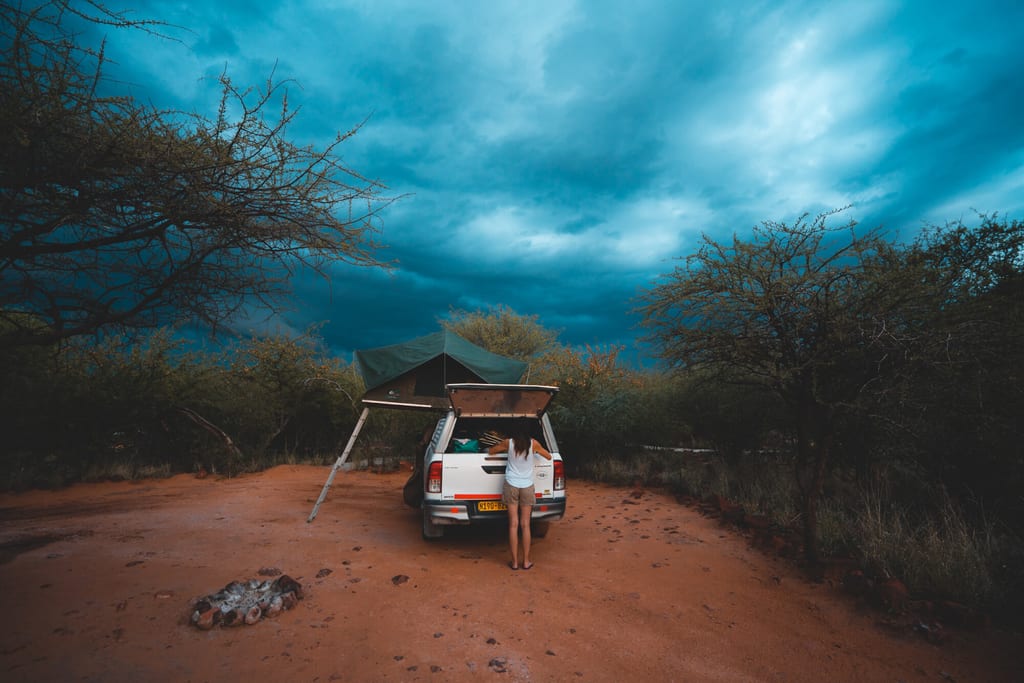 Camping in Namibia zur Regenzeit