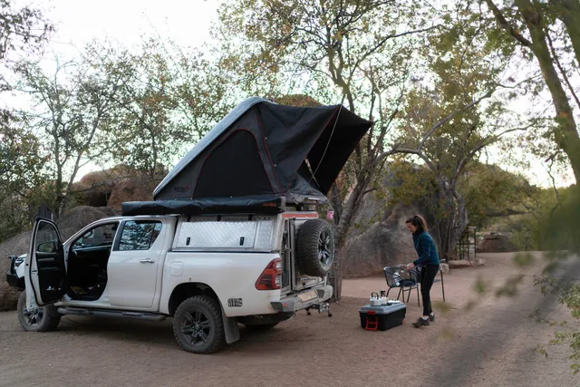 Camping im Erongo Gebirge in Namibia
