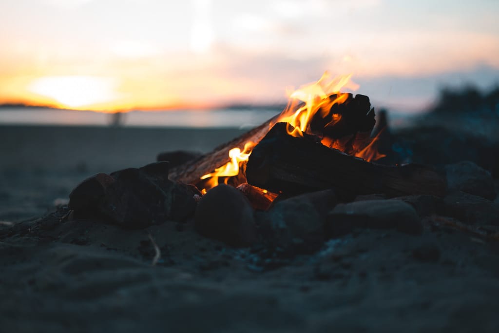 Beach Fire in Tofino