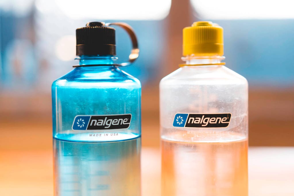 Nalgene: Leere Flasche im Handgepäck
