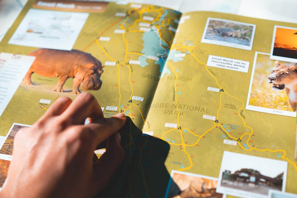 Detaillierte Karten für Botswana