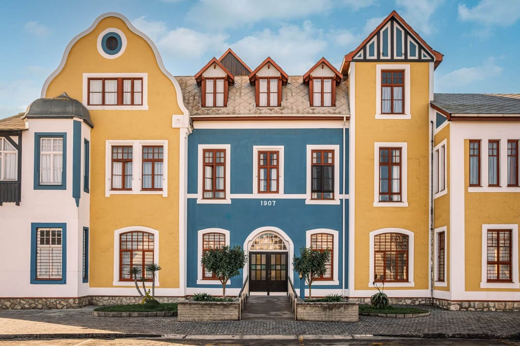 Swakopmund koloniale Häuserfront