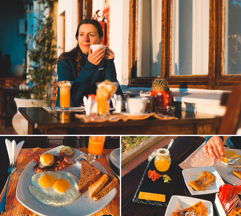 Frühstück im Hotel Windhoek