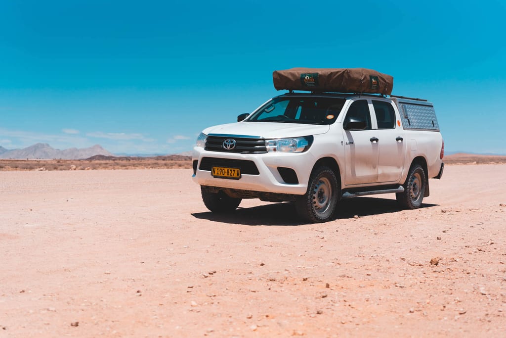 Toyota Hilux mit Dachzelt