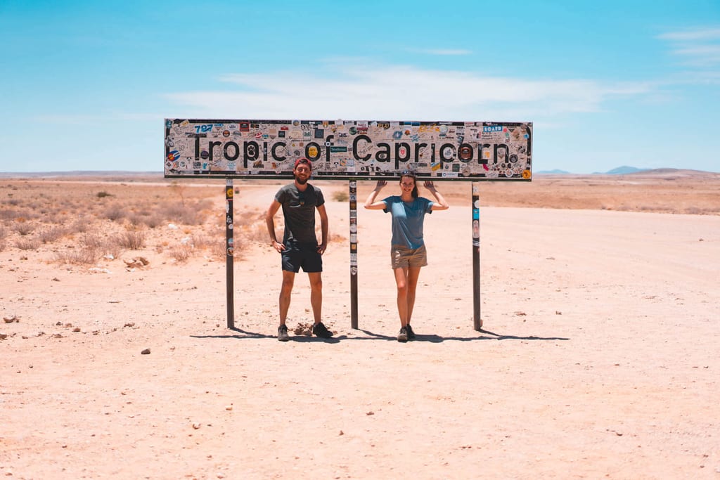 Südlicher Wendekreis in Namibia