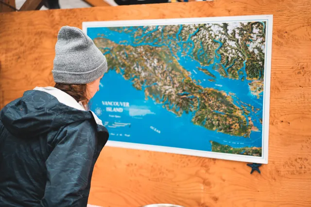 Karte von Vancouver Island