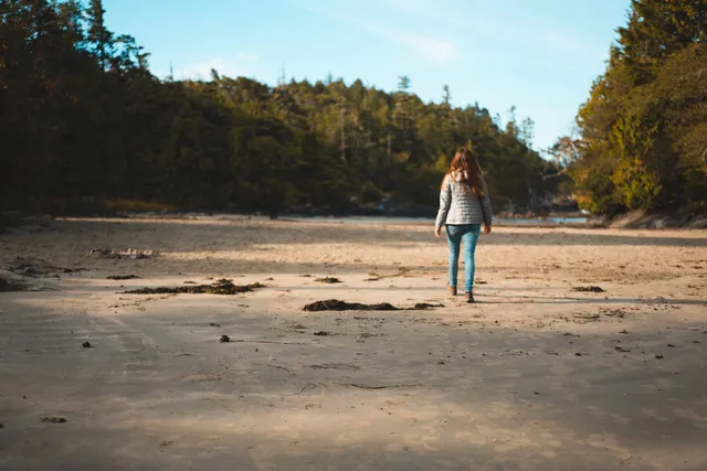 Spaziergang am MacKenzie Beach