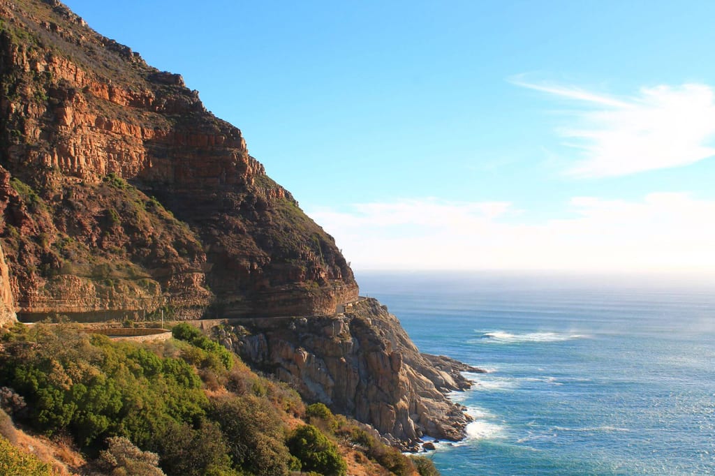 Aussicht vom Chapman’s Peak Drive – die berühmte Panoramastraße über den Klippen des Atlantiks.