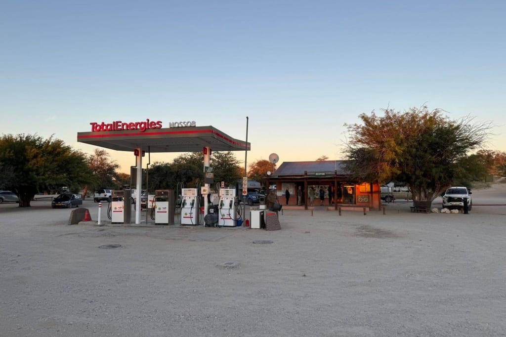Tankstelle im Nossob Rest Camp
