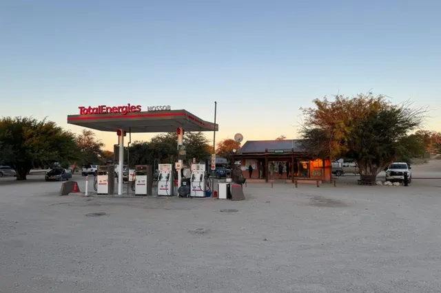 Tankstelle im Nossob Rest Camp