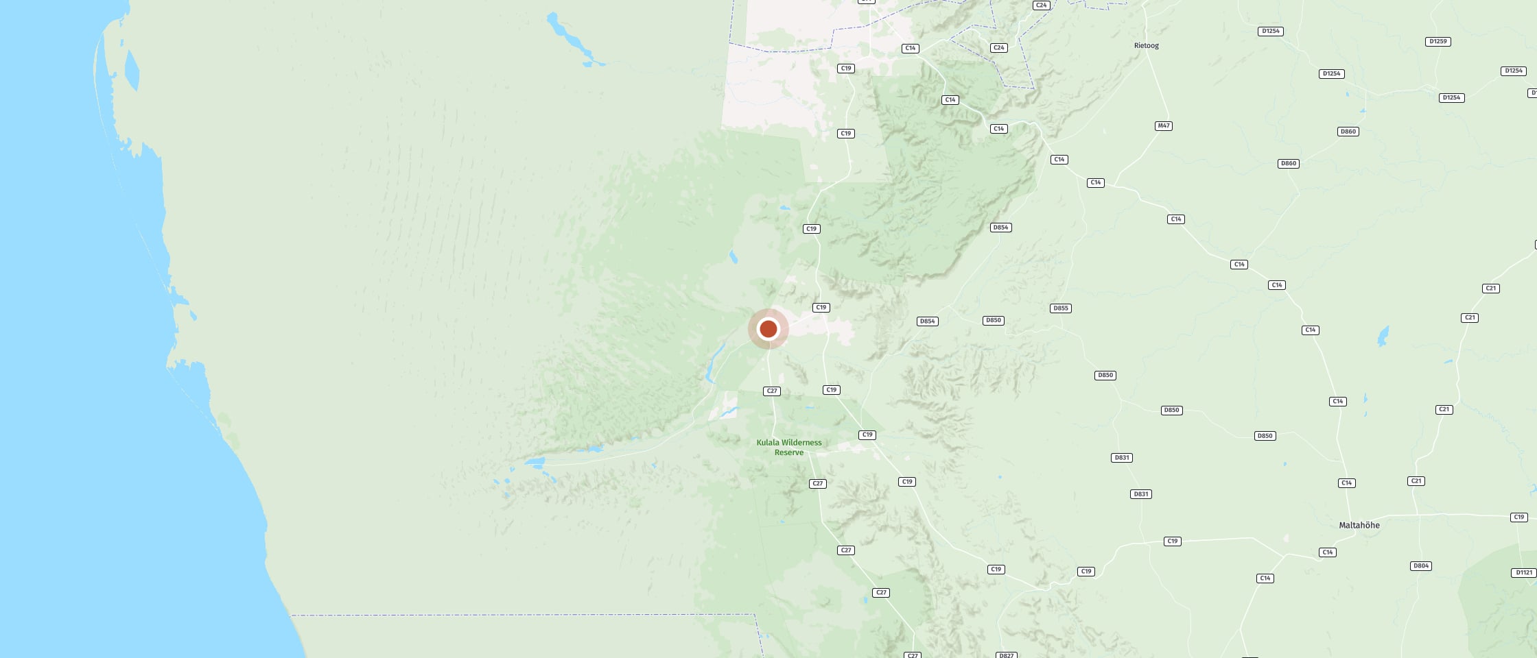 Map: Sossusvlei Lodge