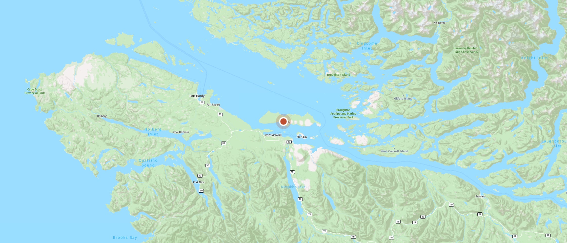 Map: Orca Lodge