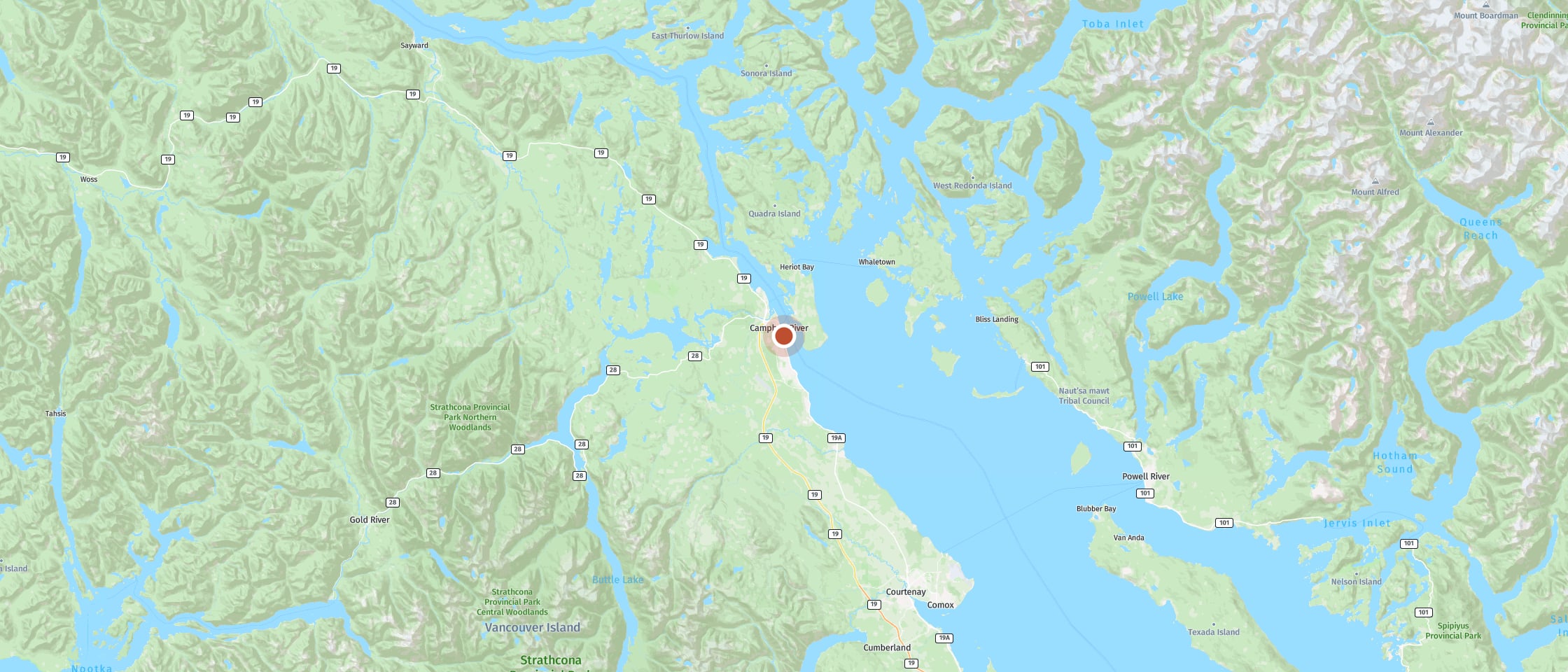 Map: Above Tide Motel
