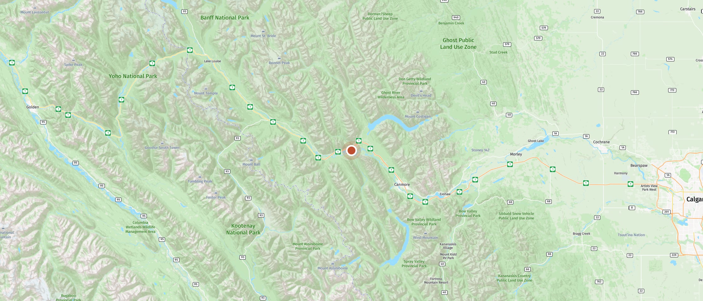 Map: Moose Hotel & Suites
