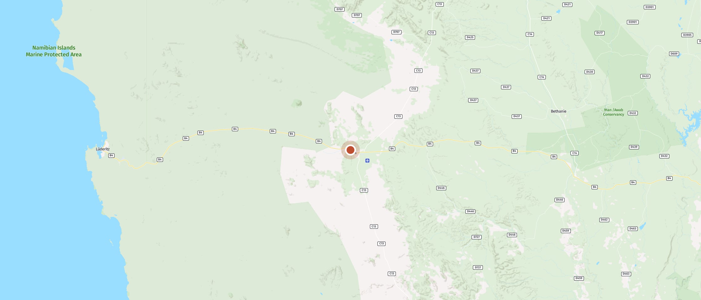 Map: Desert Horse Inn