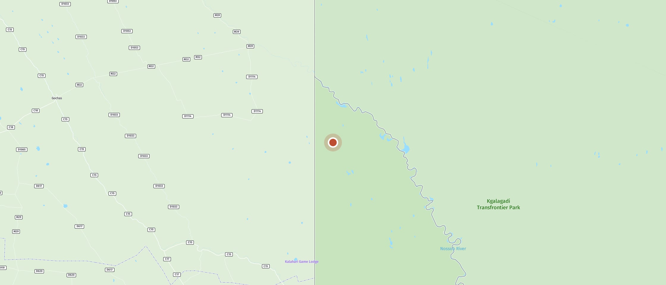 Map: Gharagab Wilderness Camp