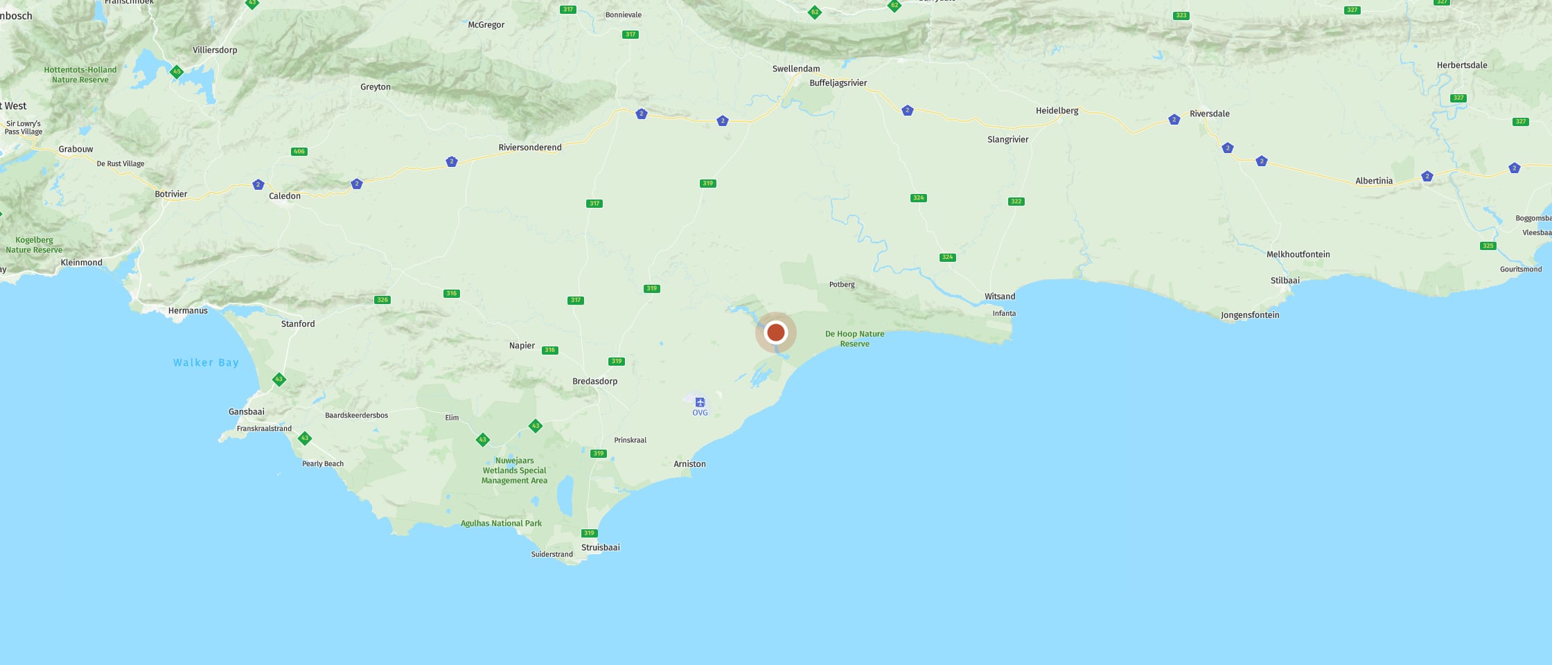 Map: De Hoop Collection – Rondawels