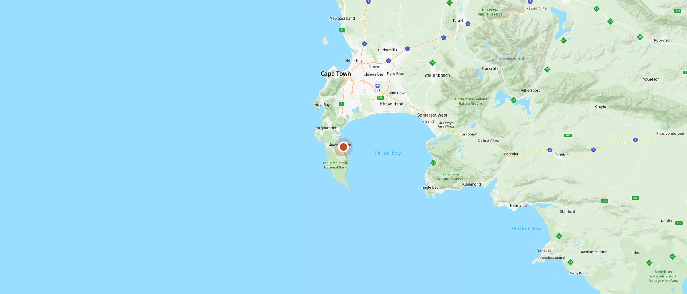 Map: Penguins View Guesthouse