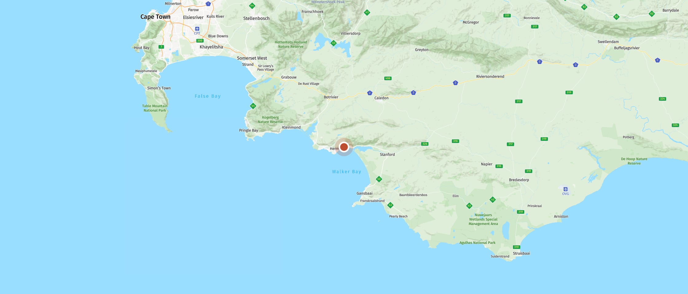 Map: The Whale on Main B&B