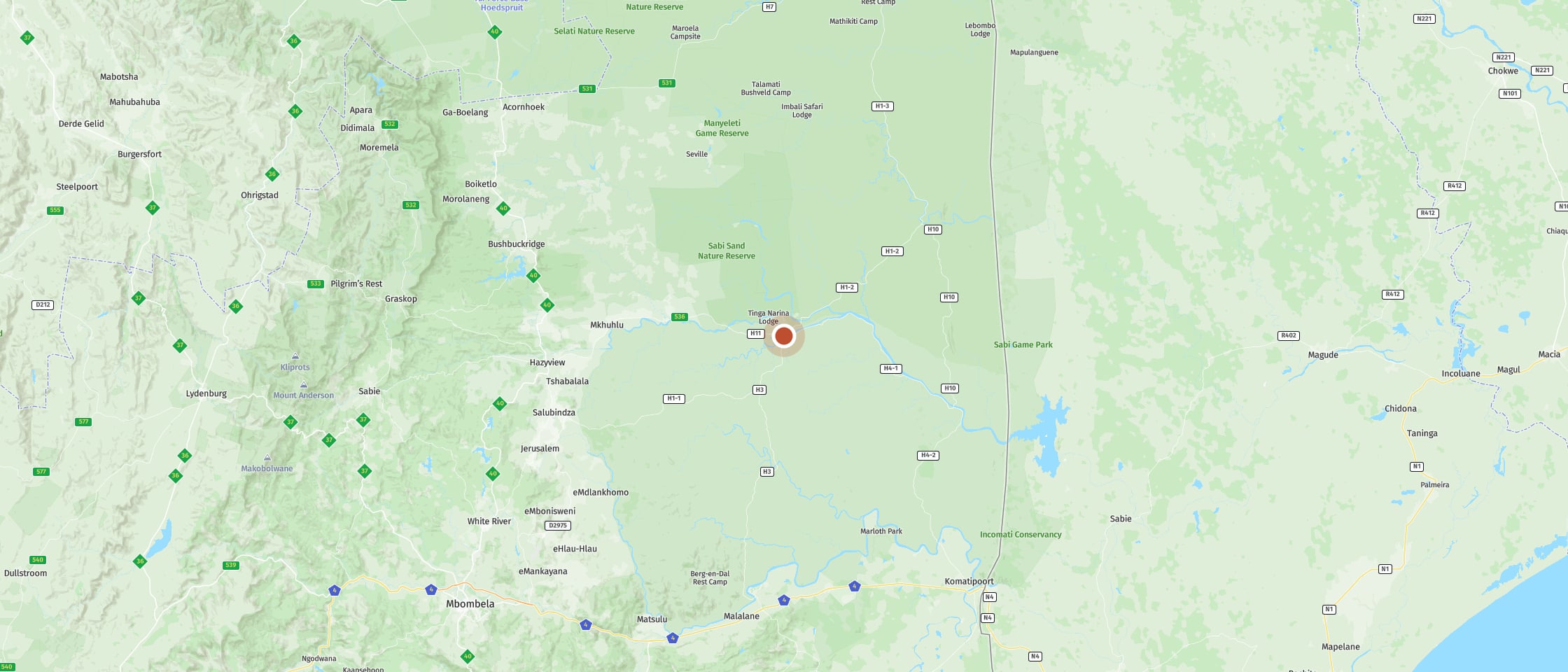 Map: Skukuza Rest Camp