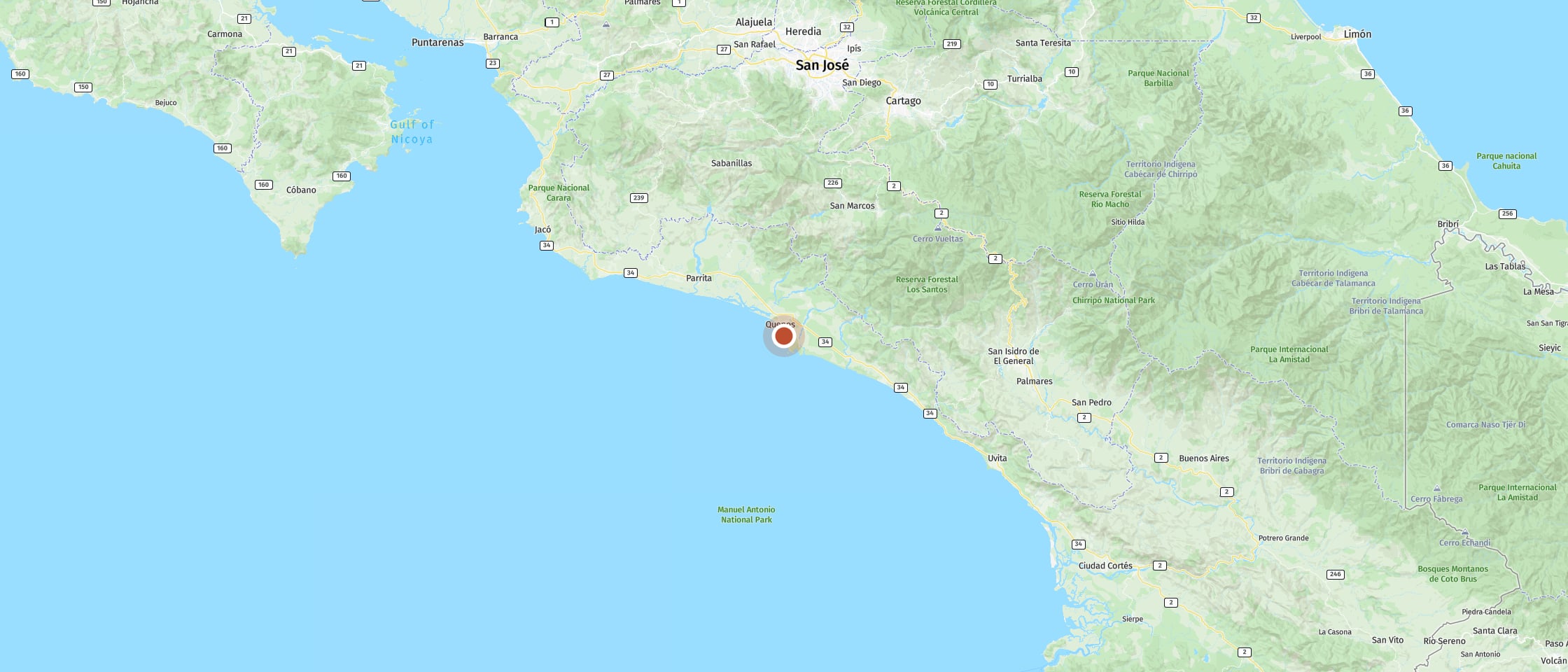 Map: Hotel Villas Lirio