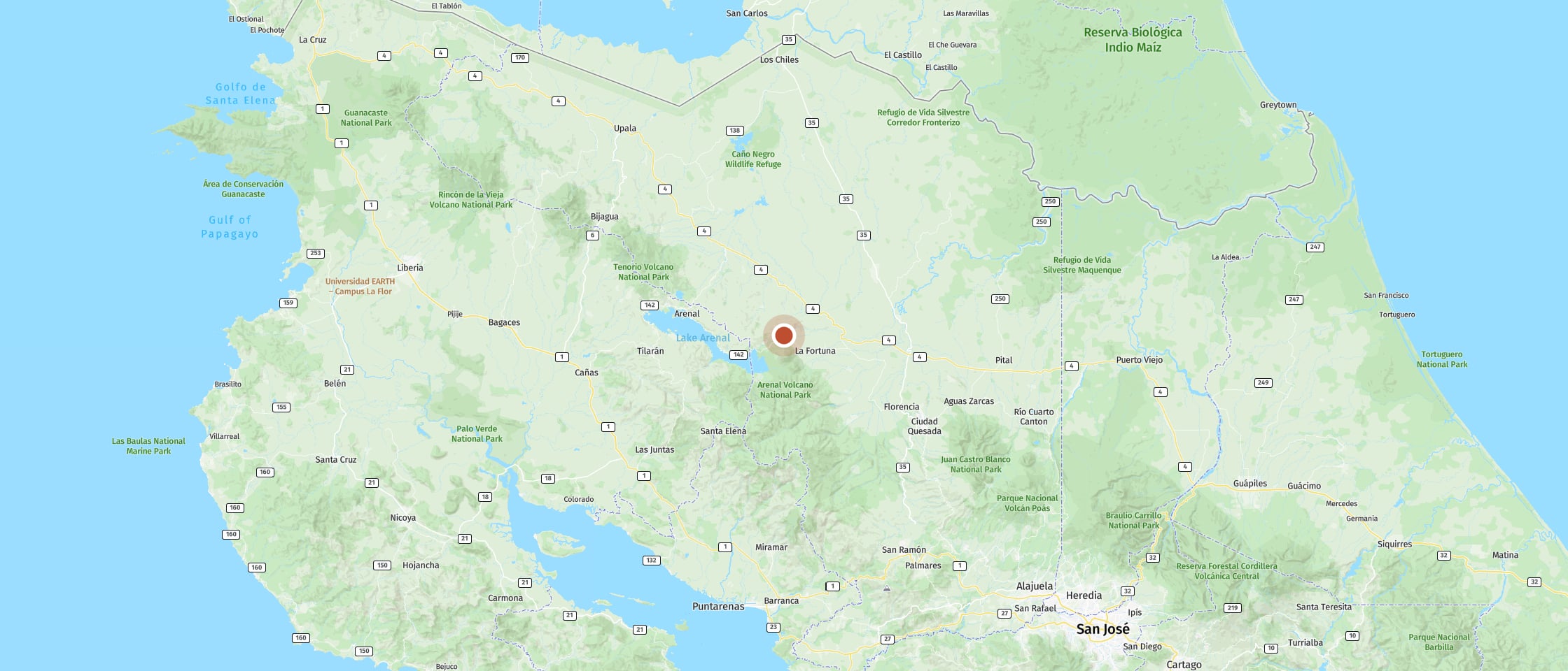 Map: Hotel Lavas Tacotal
