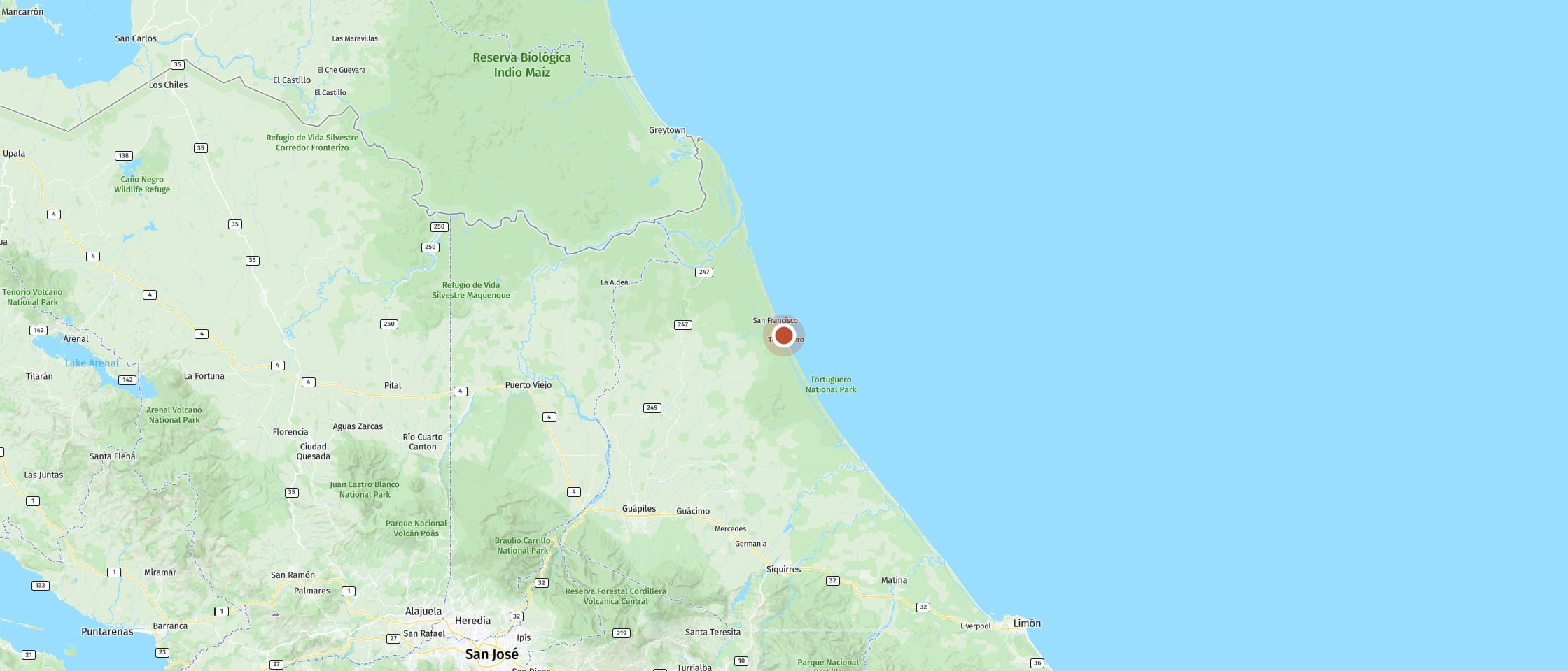 Map: Mawamba Lodge