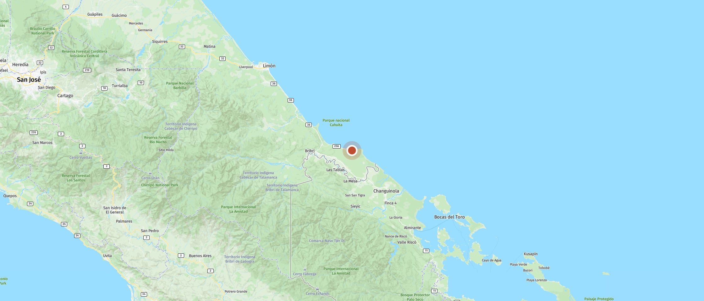 Map: Exôtico Beach Hotel