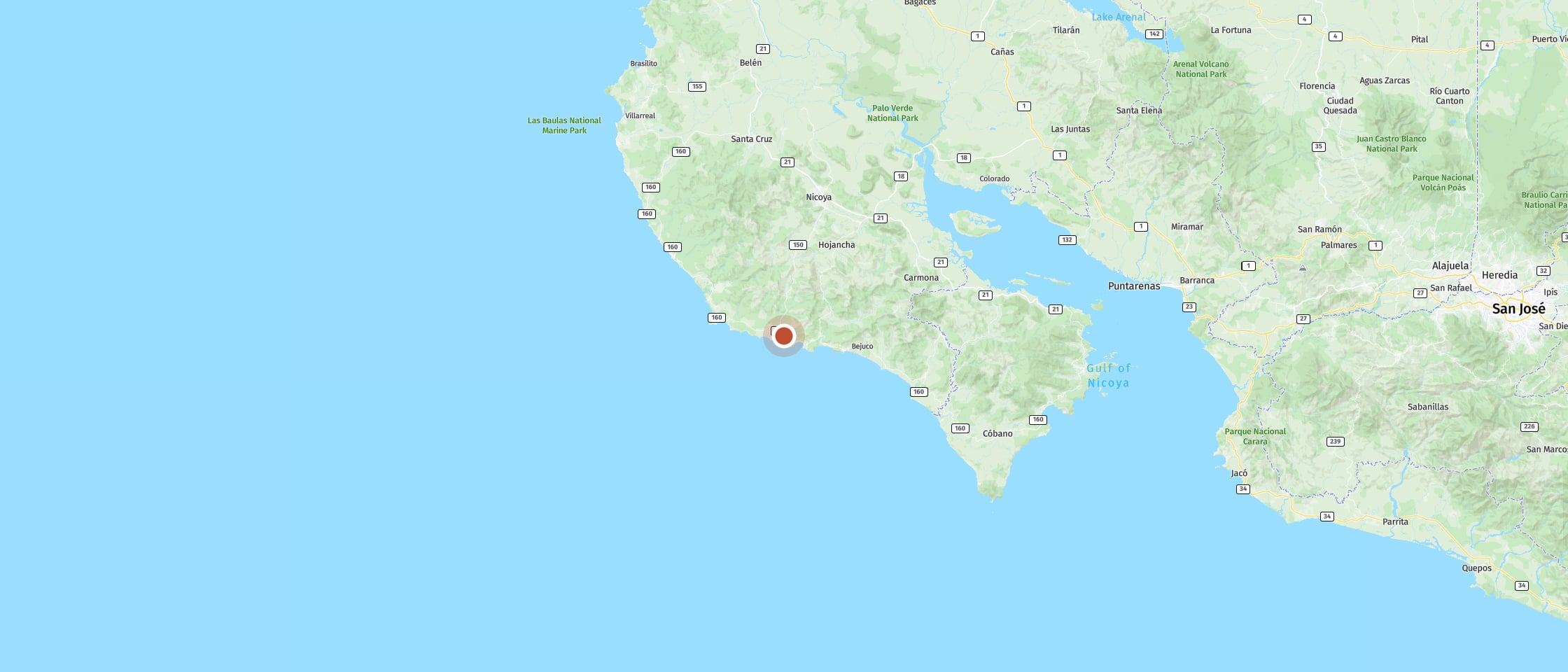 Map: Beach Front Bahia