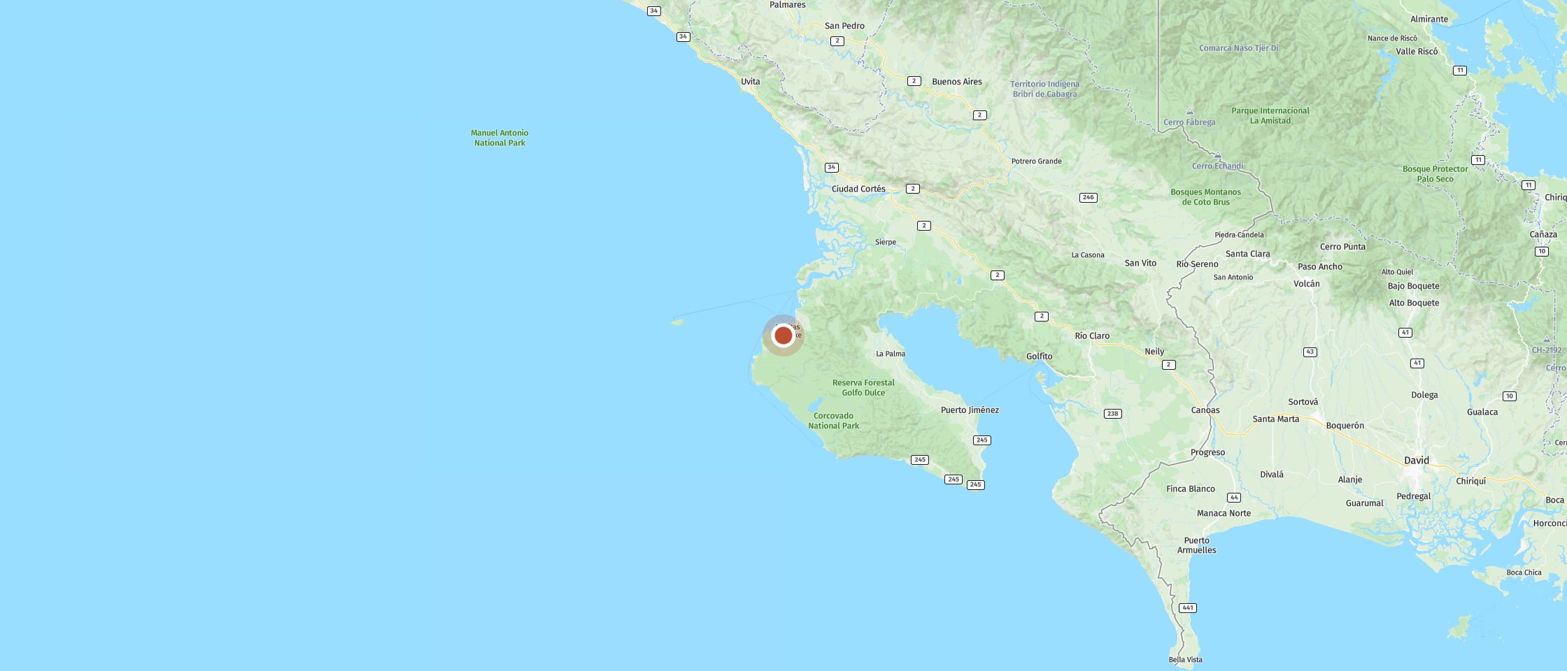 Map: Hotel Finca Maresia