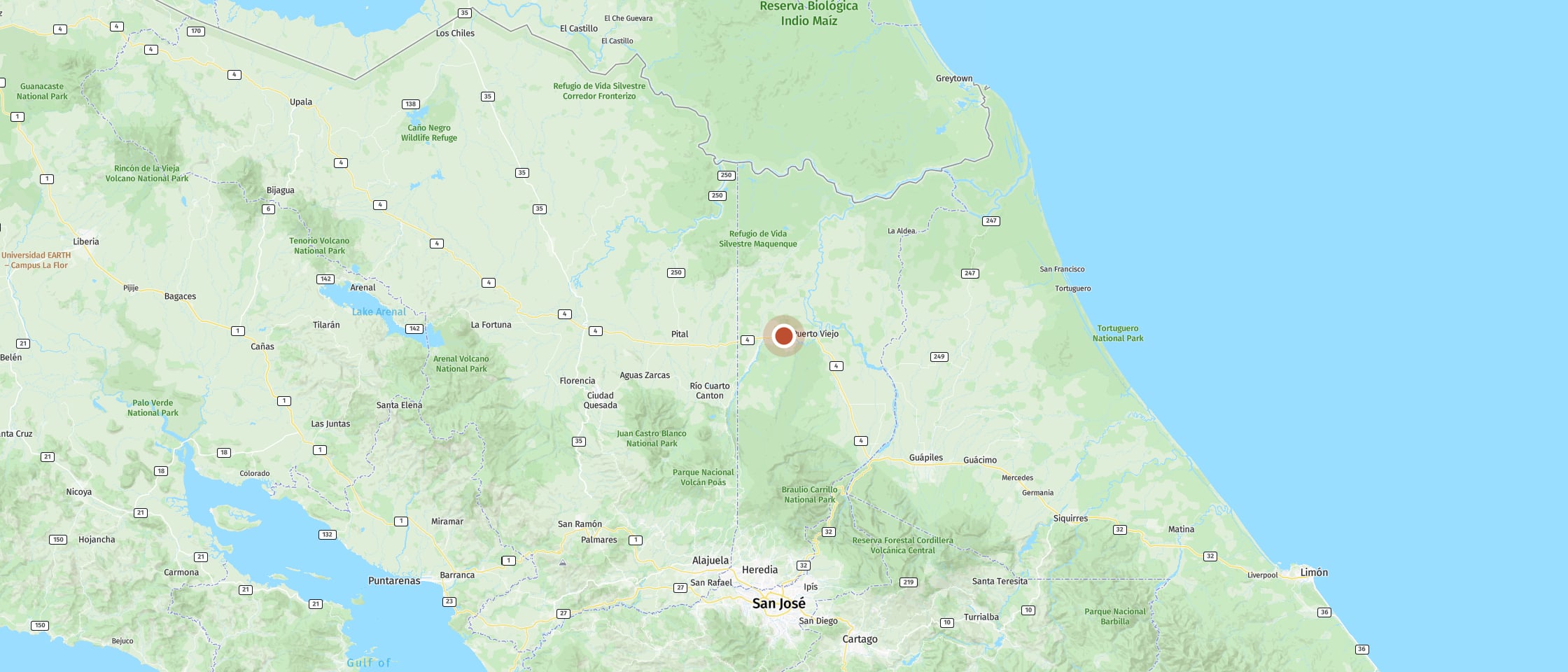 Map: Selva Verde Lodge