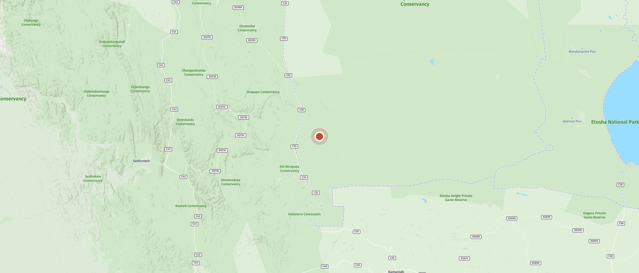 Map: Dolomite Camp