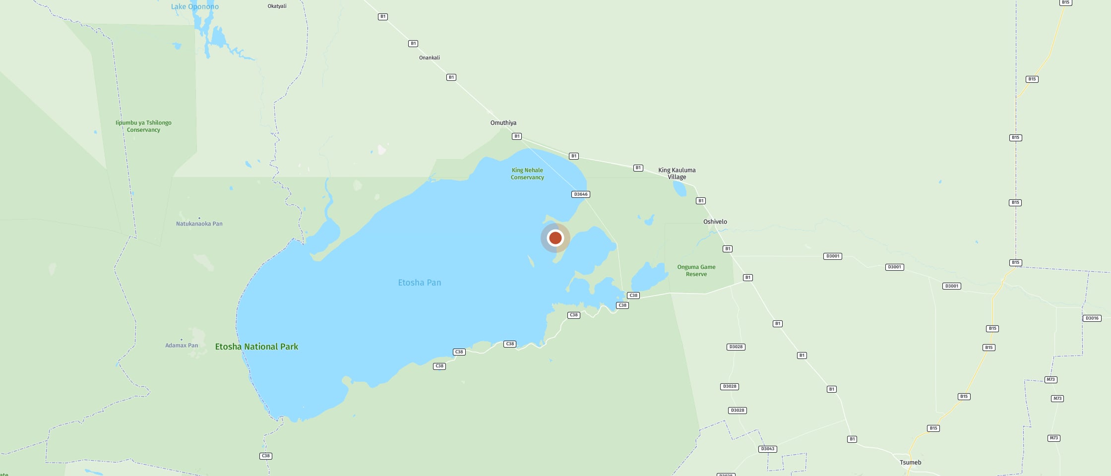 Map: Onkoshi Camp