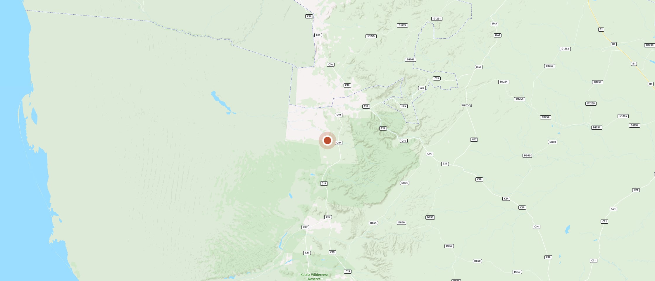 Map: Namib Desert Lodge