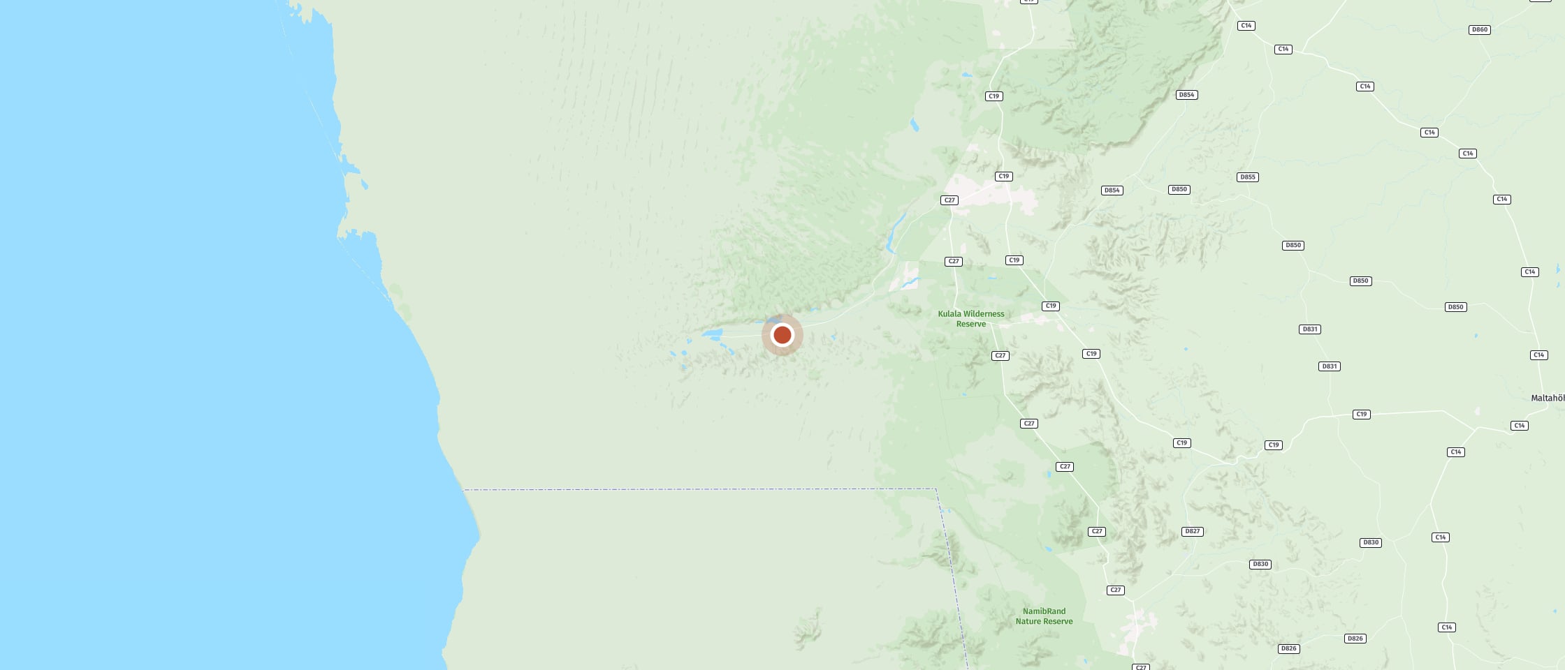 Map: Experience an unforgettable sunrise on Dune 45