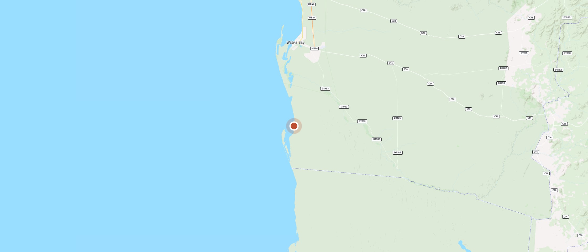 Map: Experience dunes and the Atlantic