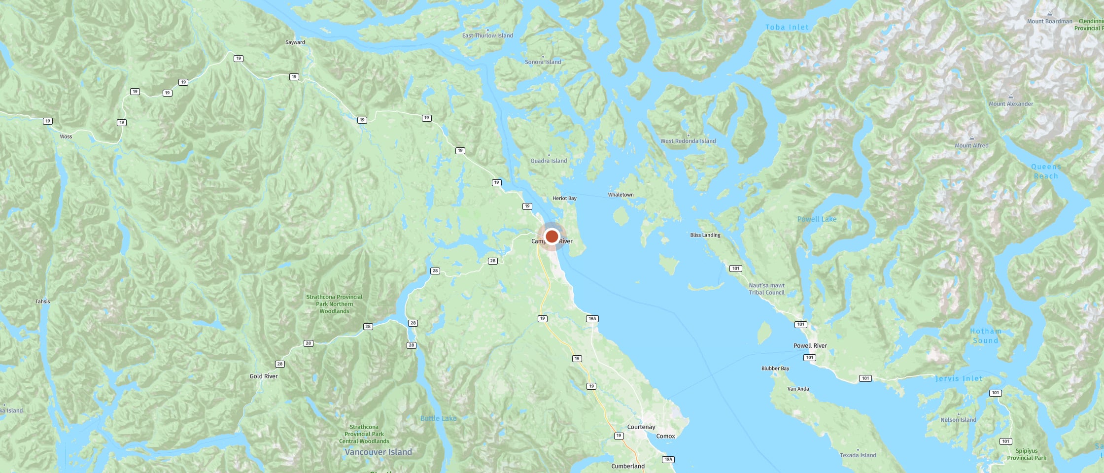 Map: Explore the mysterious world of orcas and humpback whales on a boat tour