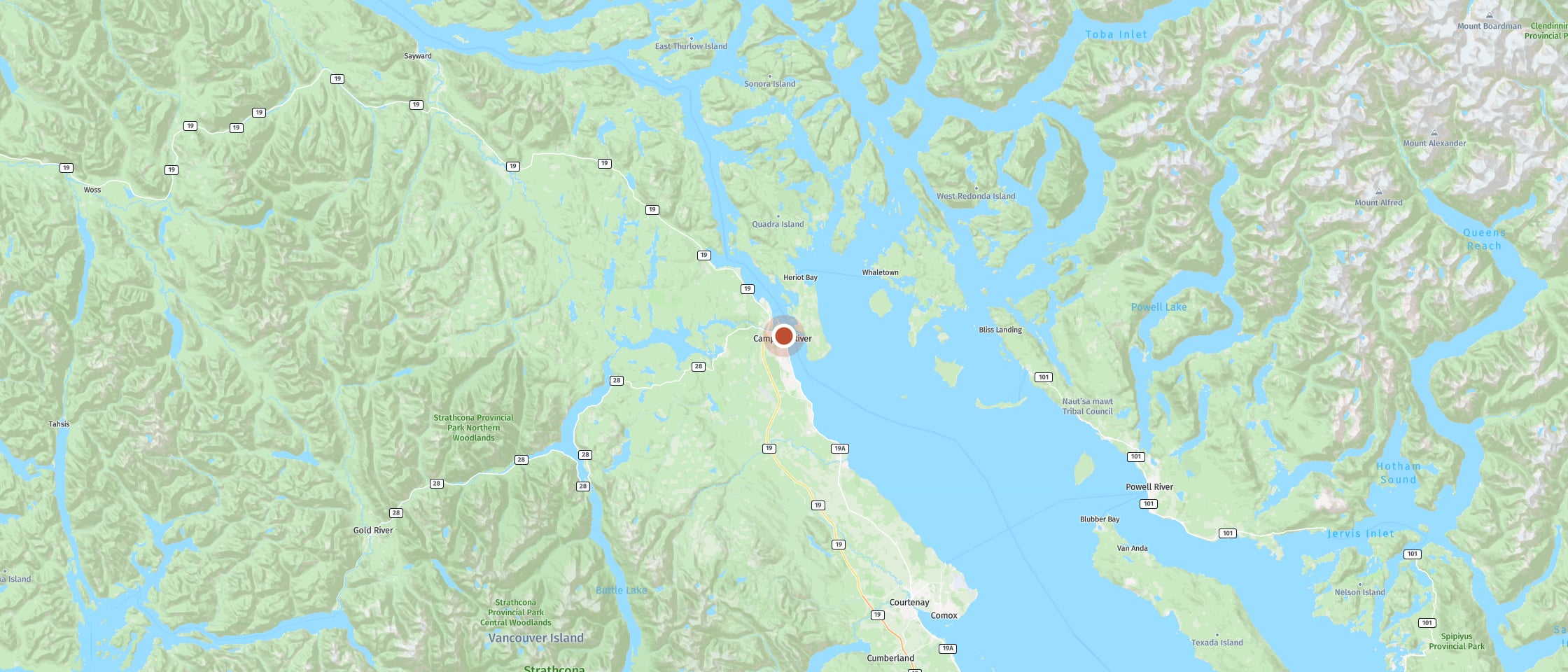 Map: Watch Grizzly bears catching salmon with a First Nation guide