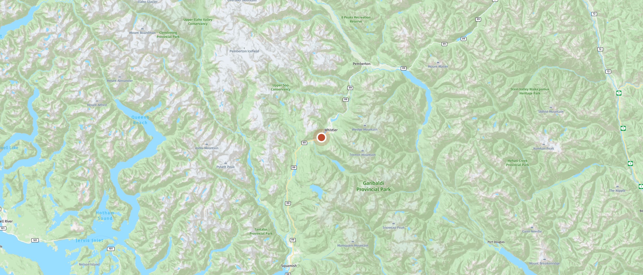 Map: Go in search of North American beavers in the surrounding area