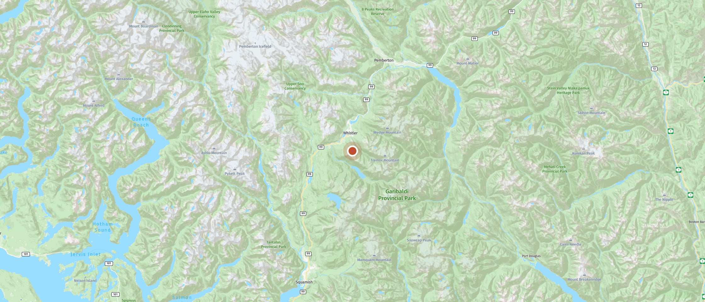 Map: Experience alpine wildlife on spectacular hikes