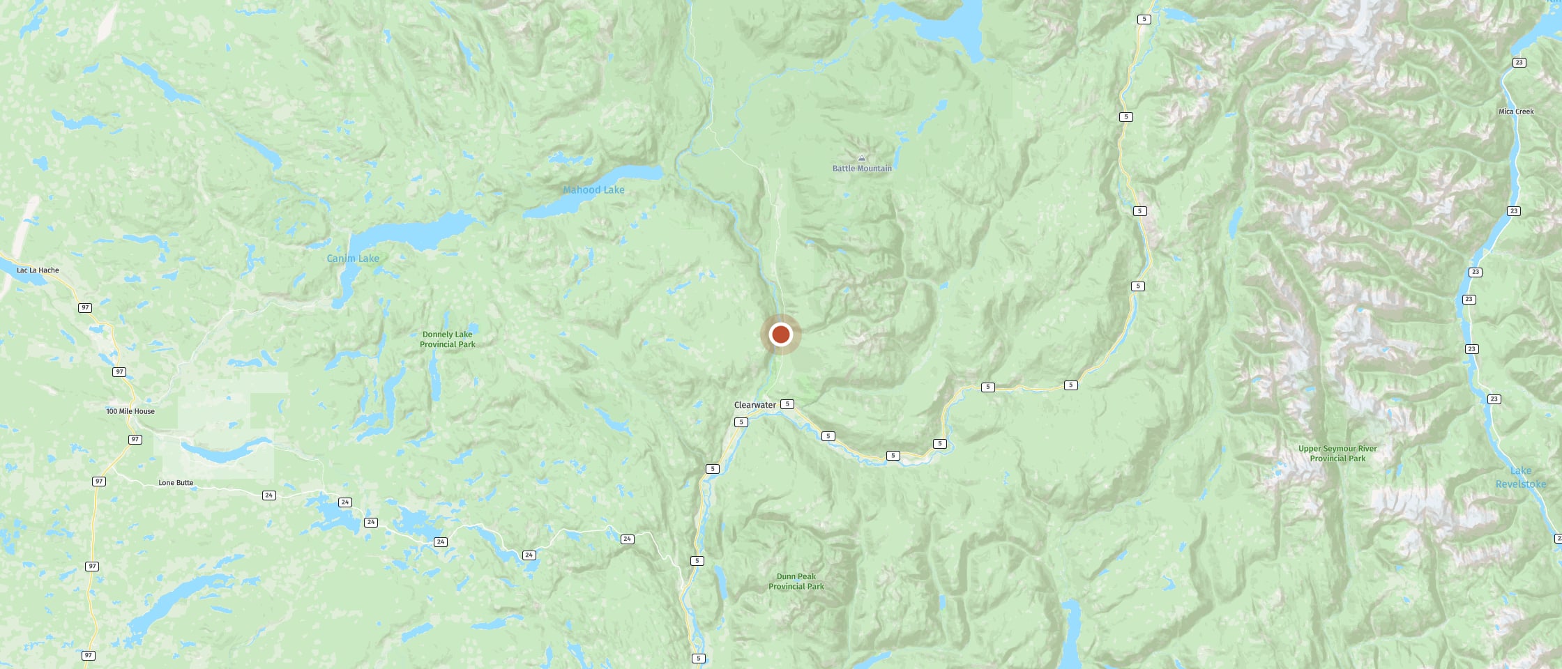 Map: Enjoy waterfalls from a breathtaking viewpoint