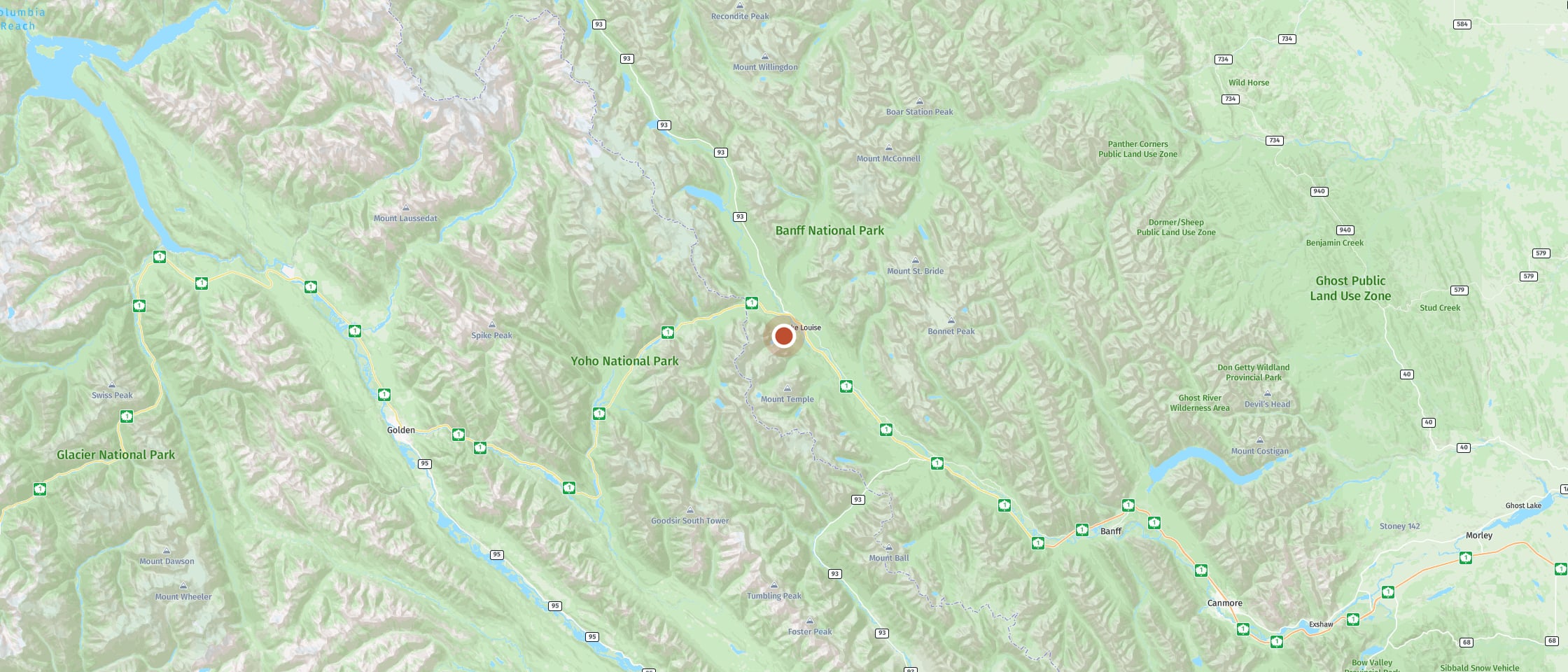 Map: Hike to the tea house and take a break