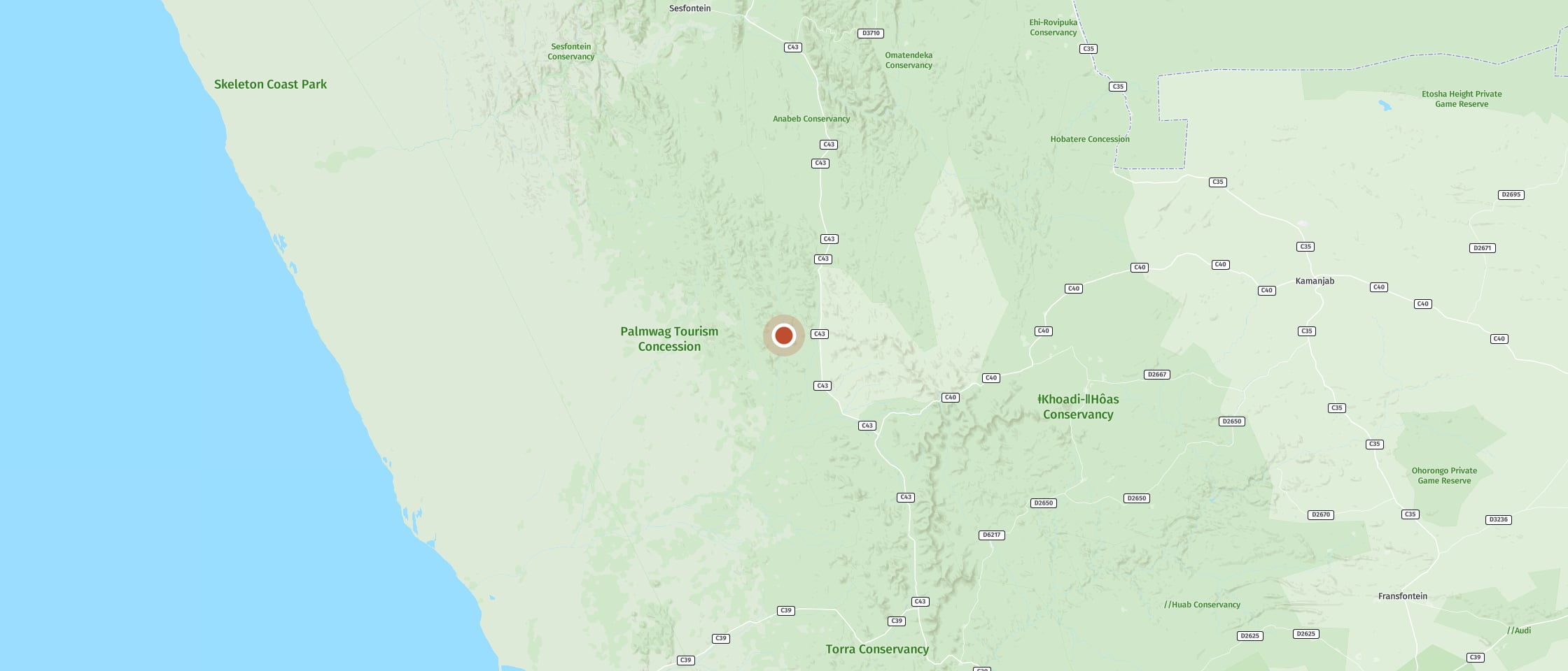 Map: Let your gaze wander along the canyon