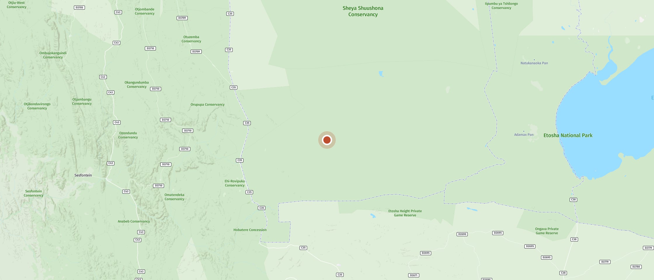 Map: Nomab waterhole