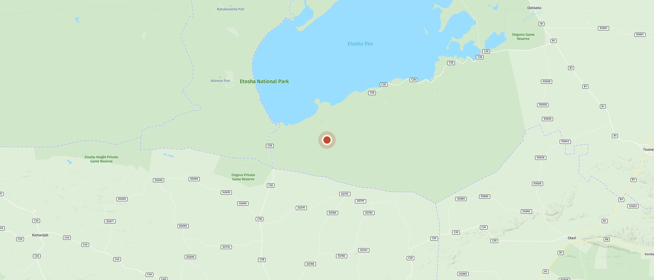 Map: Aus waterhole