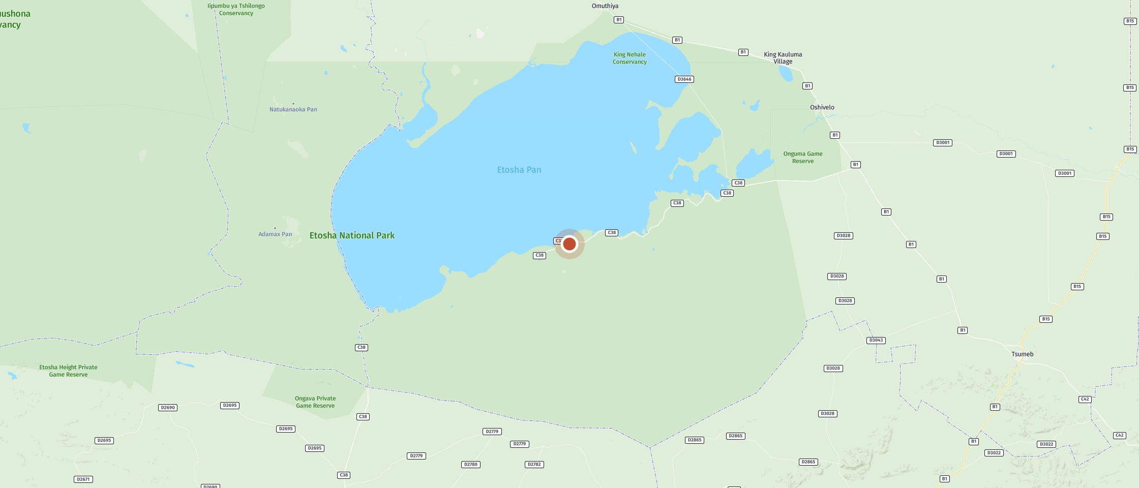 Map: Nuamses waterhole